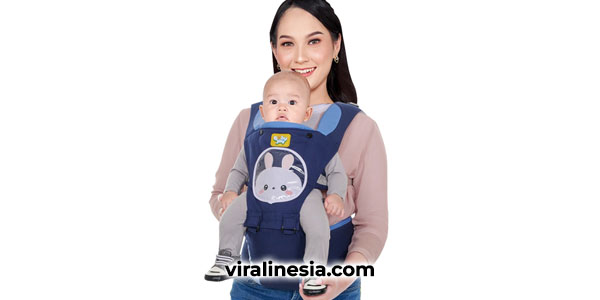 Review Baby Joy Gendongan Depan Bayi Hipseat 7in1 Polyester