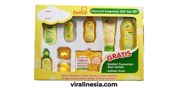 Review Zwitsal Gift Set Box Natural Essential 6 in 1